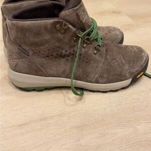 Danner Brown Winter & Rain Boots with Green Laces